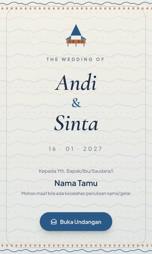 Contoh template Banjar Sasirangan