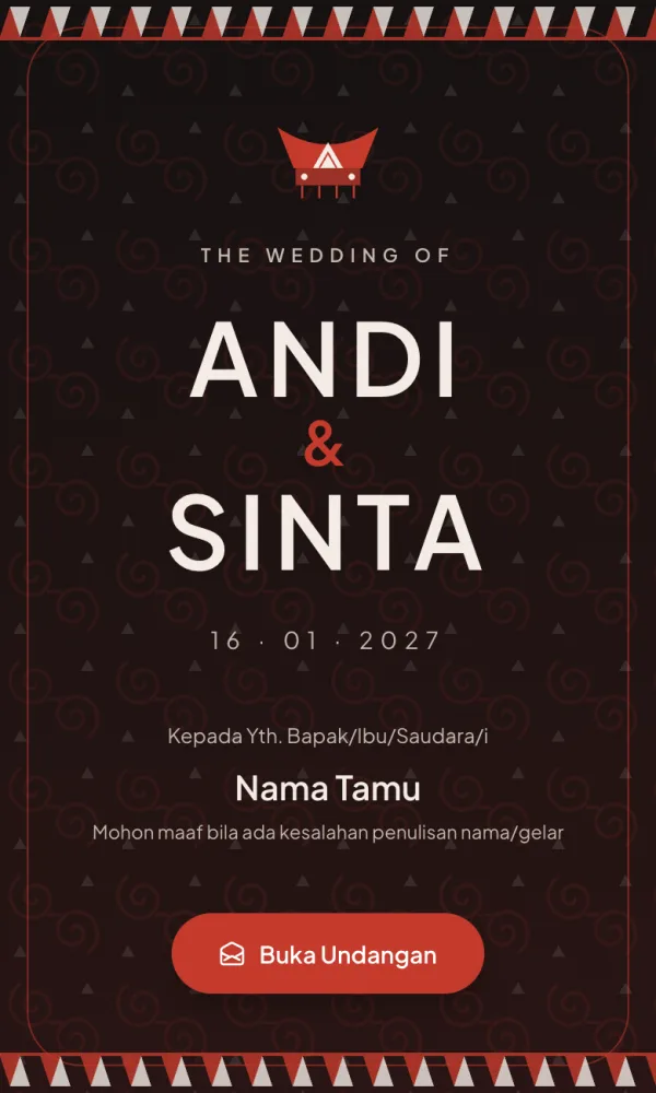 Contoh template Batak Gorga