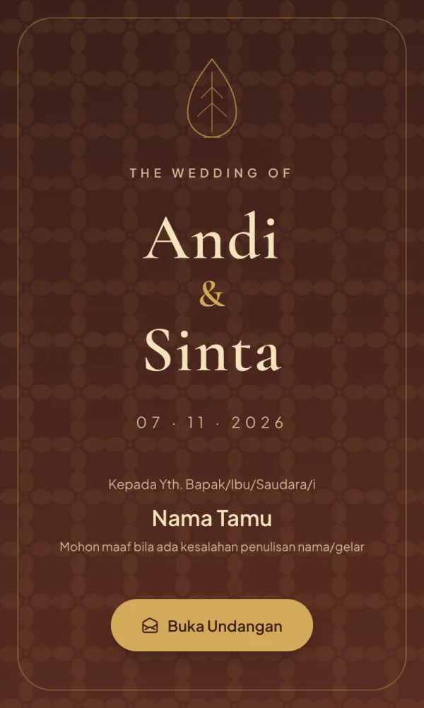 Contoh template Jawa Elegan