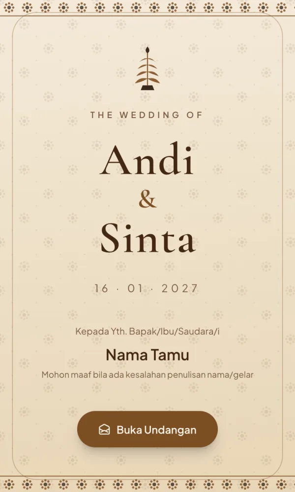 Contoh template Jawa Truntum