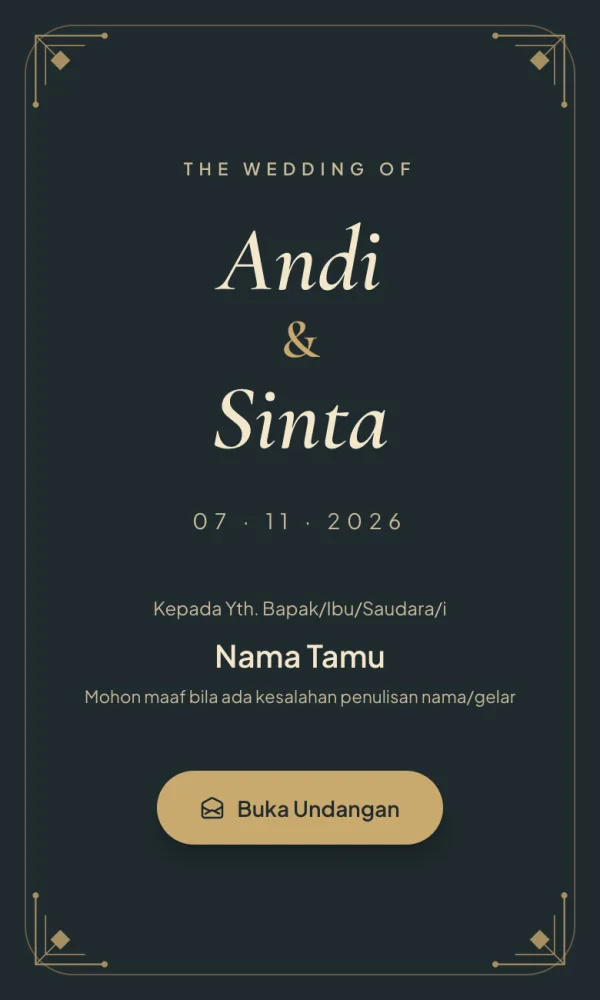 Contoh template Klasik Emas