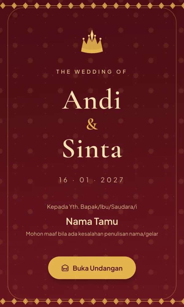 Contoh template Palembang Songket